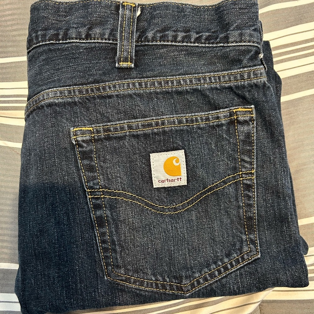 Carhartt Blue Relaxed Jeans Rugged and Durable